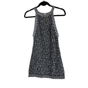 Moth by Anthropologie Top Womens Small Black Sweater Sleeveless Cotton Blend